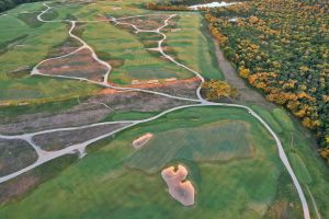 Trinity Forest 3rd And 11th Dual Green Aerial